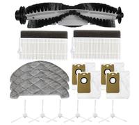 Opatiny Filtre à brosse latérale principale pour aspirateur TAfor MA H14, innos R7, LIHAS LH90 - 1 pour brosse principale, 2 filtres, 3 pour serpillères, 4 sacs à poussière, 6 brosses latérales