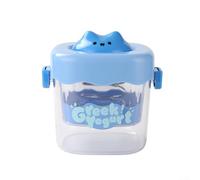 Opatiny Filtre à yaourt pour yaourt grec crémeux, séparateur de lactosérum à mailles fines avec couvercle, design de filtration sous pression, 15 x 15 x 12 cm, orange