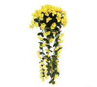 Opatiny Fleurs artificielles violettes de 85 cm à suspendre pour décoration de salon, chambre à coucher, murs de mariage