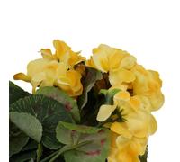 Opatiny Géranium artificiel rouge et rose, 36 cm, décoration florale en soie pour maison, jardin, table, décoration de fête, 5 branches (rouge)