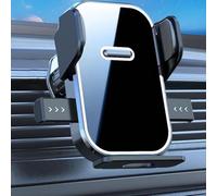 Opatiny Gravity Support de téléphone de voiture pour grille d'aération - Rotation à 360 degrés avec bras de serrage en caoutchouc antidérapant et silicone, ajustement universel pour smartphone GPS