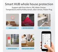 Opatiny Home Hub Bridge Tuya Life and Home App, télécommande et centre d'automatisation, blanc