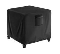 Opatiny Housse de feu carrée de 71 cm, tissu Oxford imperméable 210D420D avec cordon de serrage et sangles à boucle 71 x 71 x 63,5 cm, poêle à propane pour poêle à feu noir