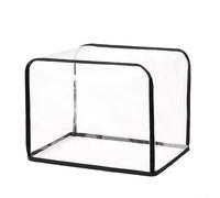 Opatiny Housse de grille-pain à 2 tranches pour KitchenAid - Transparente - Étanche - Anti-poussière - En PEVA - Lavable et résistant à l'eau - 30 x 24 x 24 cm