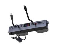 Opatiny Hub USB-C pour Tesla Model Y 2025-2026 avec câble rétractable, station d'accueil de charge rapide de 125 W, chargeur multi-ports en alliage d'aluminium