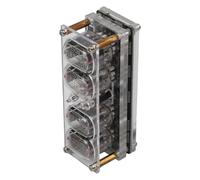 Opatiny IN12 Nixie Horloge avec alimentation USB, chronométrage haute précision et fonction mémoire hors tension, noir