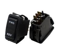 Opatiny Interrupteur à bascule avant et arrière pour voiturettes de golf électriques EZGO TXT PDS à partir de 2003, remplace 74312-G01 74323-G01, 20 A 12 VDC, plastique noir