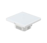 Opatiny Interrupteur de chauffe-eau 40 A, WiFi et minuterie tactile, contrôleur de chaudière haute puissance AC 110-240 V avec ligne, noir (blanc)