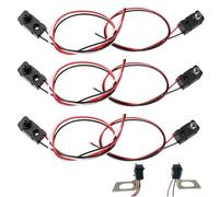 Opatiny Interrupteur photoélectrique infrarouge avec module de comptage LED de 3 mm, 4 paires, distance de détection de 25 cm, DC 5 V pour automatisation et détection d'obstacles (sans bornes)