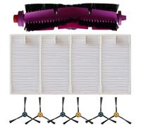 Opatiny Kit de 11 brosses principales latérales pour aspirateur Mi-dea V12 pour Eureka J12 Ultra Accessoires Robot Aspirateur Pièces de rechange