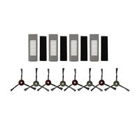 Opatiny Kit de 12 filtres et brosses de rechange pour Ecovacs DEEBOT OZMO 920 950 T8 T9 N8 N8+ Pro+ N10 Plus, pour modèles AIVI