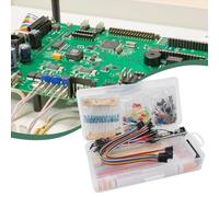 Opatiny Kit de démarrage électronique pour platine d'expérimentation 830 points avec câbles résistances pour Arduino DIY