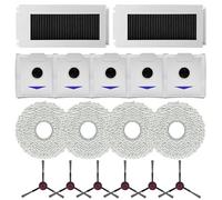 Opatiny Kit de filtre de rechange pour balai à franges et brosse latérale Ecovacs Deebot N30 pour OMNI/N30 PRO, 2 filtres, 4 chiffons, 5 sacs à poussière, 6 brosses