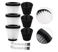 Opatiny Kit de filtres F117 pour aspirateur à main Scorpion AD40117 pour SD20005RED SD30025B BD22025 Comprend 3 filtres 3 éponges et 2 brosses