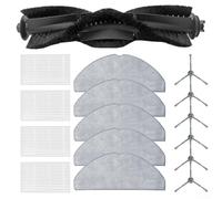 Opatiny Kit de pièces de rechange pour aspirateur robot Haier HSR Home M3, brosse principale, brosses latérales, filtres et serpillères, microfibre en nylon de haute qualité, ensemble A/B (B)