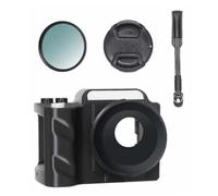 Opatiny Kit de prise en main anti-chute pour Insta360 GO Ultra avec filtre UV, bouton obturateur, construction ABS, support compact 10,5 x 5,4 x 8,5 cm pour caméras d'action, noir