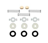 Opatiny Kit de réparation de valve de trompette 14 pièces avec ressorts, rondelles en feutre et tampons en liège pour trompette et pièces de rechange