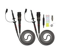 Opatiny Kit de sondes d'oscilloscope 200 MHz avec câbles de test BNC vers mini grabber, commutable 10X/1X, temps de montée de 1,75 ns, compatible avec les oscilloscopes virtuels numériques portables