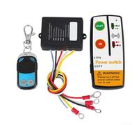 Opatiny Kit de télécommande de treuil électrique sans fil pour VTT, VUS, camions, 9-24 V, portée de 15,2 m, compatible avec Tuff Stuff, Recon, Warn, Ramsey, Superwinch, Smittybilt, Gori