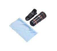 Opatiny Kit d'objectifs professionnels pour téléphones intelligents avec objectifs macro, grand angle et fisheye, zoom réglable et clip et
