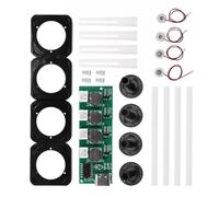 Opatiny Kit humidificateur de type C avec atomiseur à 4 têtes pour une performance stable, module brumisateur de 58,7 x 19,6 mm avec support et tampons, vert