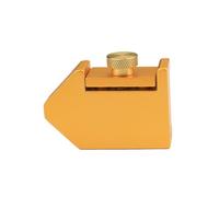 Opatiny Ligne de marquage d'angle de 45 degrés en alliage d'aluminium pour règle de calibre, traceur, localisateur, outil de travail du bois avec bloc réglable pour règles en acier, doré/rouge