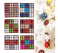 Opatiny Lively Party Essentials Lot de boules de Noël éclatantes parfaites pour la décoration