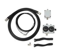 Opatiny Loop Antenne pour émetteurs-récepteurs HF - 20W QRP, 5-30MHz + Airband 110-150MHz, FM 76-108MHz, U-Band 400-450MHz, compatible avec ICOM-705, Portable intérieur/extérieur