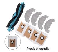 Opatiny Lot de 1 kit de rechange pour aspirateur Ultenic pour T10 Lite avec serpillères, sacs à poussière, brosse à rouleau, accessoires pour aspirateur