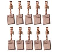 Opatiny Lot de 10 balais de charbon pour Makita CB-440, BHP458, BDF452, DDF458, BHP454, DHP456 et autres outils électriques 18 V, 13 x 10 x 3 mm, modèle 194427-5