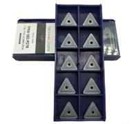 Opatiny Lot de 10 inserts de fraisage en carbure TPKN1603PDTR pour acier inoxydable, semi-finition et finition