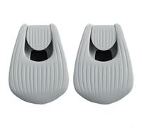 Opatiny Lot de 10 supports de canne à pêche avec poignée réglable en EVA, pour cannes à leurres souples et antidérapantes, accessoire de pêche à verrouillage rapide en 1 clic (frêne blanc)