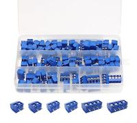 Opatiny Lot de 100 borniers bleus KF301 2P 3P 4P 5,08 mm pour câblage PCB interface carte IO 150 V 6 A