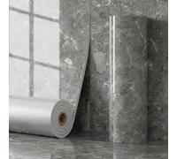 Opatiny Lot de 13 papiers peints effet marbre - 30 x 30 cm - Autocollants muraux imperméables et résistants à l'humidité - Dos en aluminium facile à nettoyer - Pour cuisine et salle de bain
