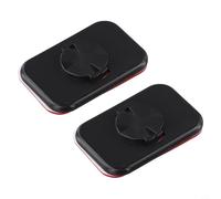Opatiny Lot de 2 adaptateurs de téléphone pour vélo, avec dos adhésif, pour système de montage GPS Garmin Noir