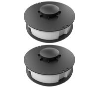 Opatiny Lot de 2 bobines de fil de rechange pour Einhell GC-ET 4530, tête de débroussailleuse avec fil en nylon de 1,4 mm, accessoire de tondeuse à gazon double ligne pour outils électriques de jardin