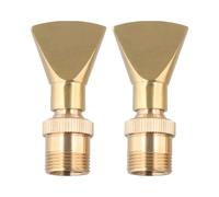 Opatiny Lot de 2 buses d'arrosage réglables en laiton pour arrosage, 4 points d'arrosage avec angle de pulvérisation personnalisable pour pelouses et parterres de fleurs