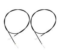 Opatiny Lot de 2 câbles de commande d'accélérateur pour tondeuse à gazon, câble extérieur de 1600 mm, fil intérieur de 1680 mm, ajustement universel pour moteurs à 4 temps