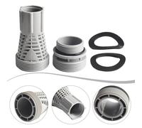 Opatiny Lot de 2 connecteurs de tuyau de piscine en plastique pour Intex - Interface adaptateur de filtre long et court, ajustement sûr, pas de fuite, circulation efficace de retour d'eau