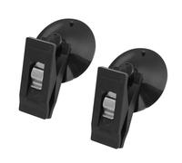 Opatiny Lot de 2 crochets à ventouse pour pare-soleil, serviette, ticket, carte et photo, crochet de retenue pour verre et réfrigérateur