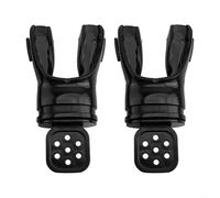 Opatiny Lot de 2 embouts de plongée personnalisés, pour régulateur de morsure en silicone souple, régulateur standard anti-fuite (noir)