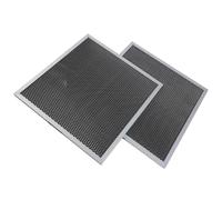 Opatiny Lot de 2 filtres d'aération en maille d'aluminium et carbone 286 x 295 x 9 mm compatibles avec les modèles NuTone QT2000 WA6500 pour éliminer la graisse et les odeurs