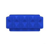 Opatiny Lot de 2 supports à tacos en silicone avec design en forme d'espace, résistant à la chaleur, pour coquilles de taco, bleu, orange, rouge ou vert