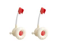 Opatiny Lot de 2 supports de douche réglables à ventouse pour pommeau de douche, sans perçage, rotation multi-angle, lavable et réutilisable, matériau ABS