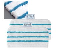 Opatiny Lot de 2 tampons en microfibre de rechange pour balai vapeur Beldray BEL01097, convient pour une tête de 300 mm de large, convient pour bois scellé, céramique, marbre