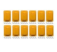 Opatiny Lot de 3/8/12 porte-outils jaunes pour perceuses DEWALT 12 V 20 V, support mural avec vis, accessoires de perceuse en plastique ABS pour atelier et garage