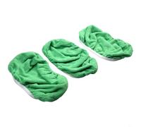 Opatiny Lot de 3 serpillères réutilisables pour nettoyage des sols humides ou secs Swiffer, 45,3 x 11,5 cm, chiffons en microfibre avec polaire corail haute absorption