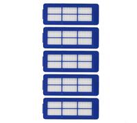 Opatiny Lot de 5 filtres HEPA de rechange pour Eufy RoboVac 11S 15T 30 30C Max 15C 25C 35C 11S Max - Bleu - Filtration de la poussière à 99,97 %, 0,3 micron