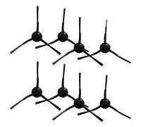 Opatiny Lot de 8 brosses latérales de rechange pour aspirateur robot Medion X20 SW+ / MD 11415 et X21 SW+ / MD 11500, brosse de nettoyage d'angle pour série MD, noir