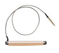 Opatiny Micro piézoélectrique à 4 cordes pour basse acoustique sous selle, prise jack 2,5 mm, transducteur en cuivre à haut rendement, jaune (6 cordes)